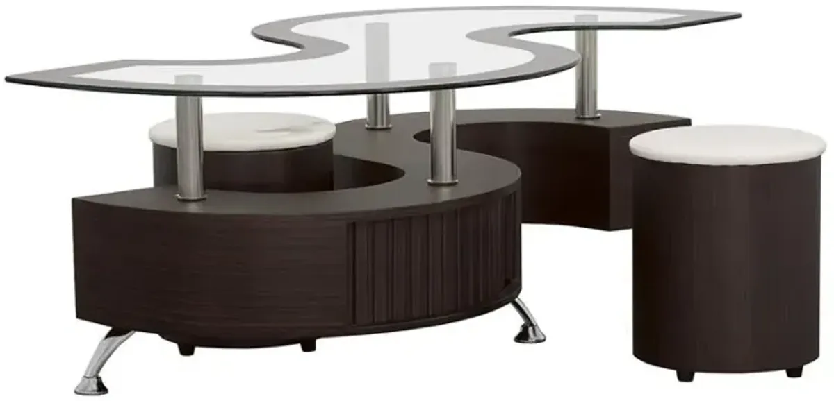 Buckley - 3 Piece Coffee Table And Stools Set