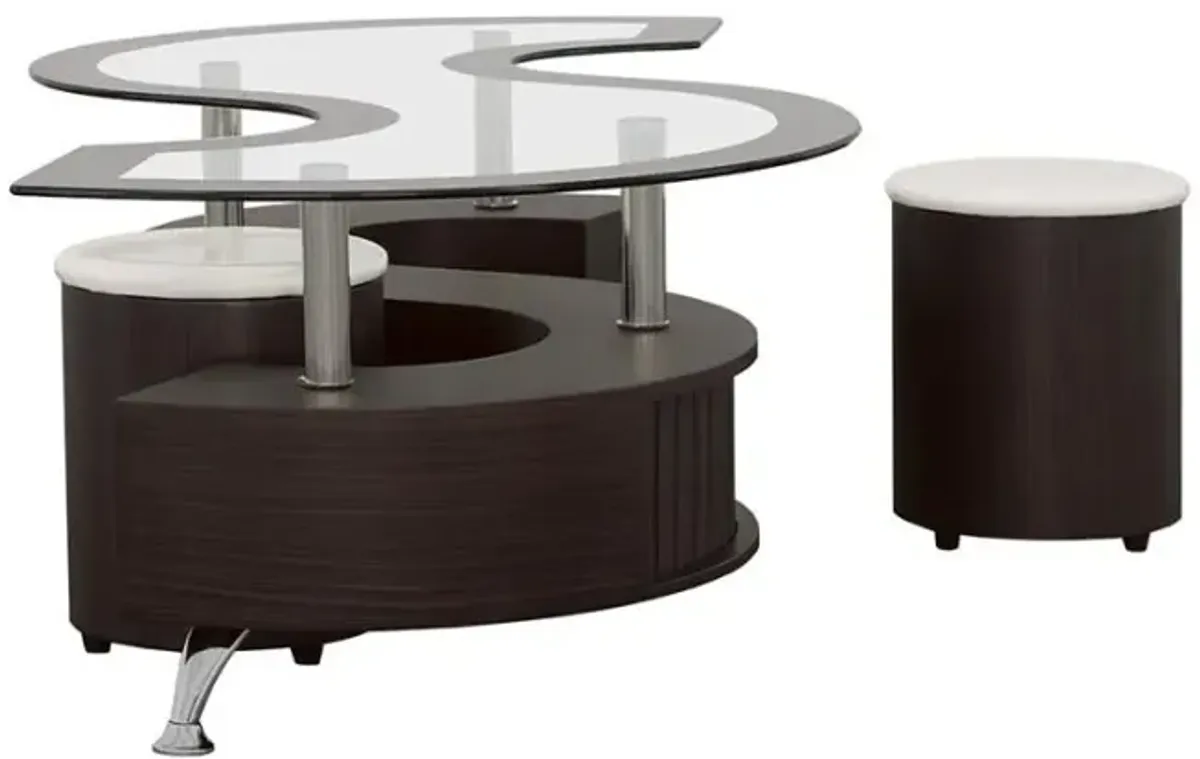 Buckley - 3 Piece Coffee Table And Stools Set