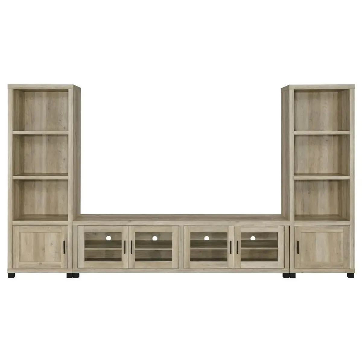 Sachin - 3-Shelf Engineered Wood Media Tower