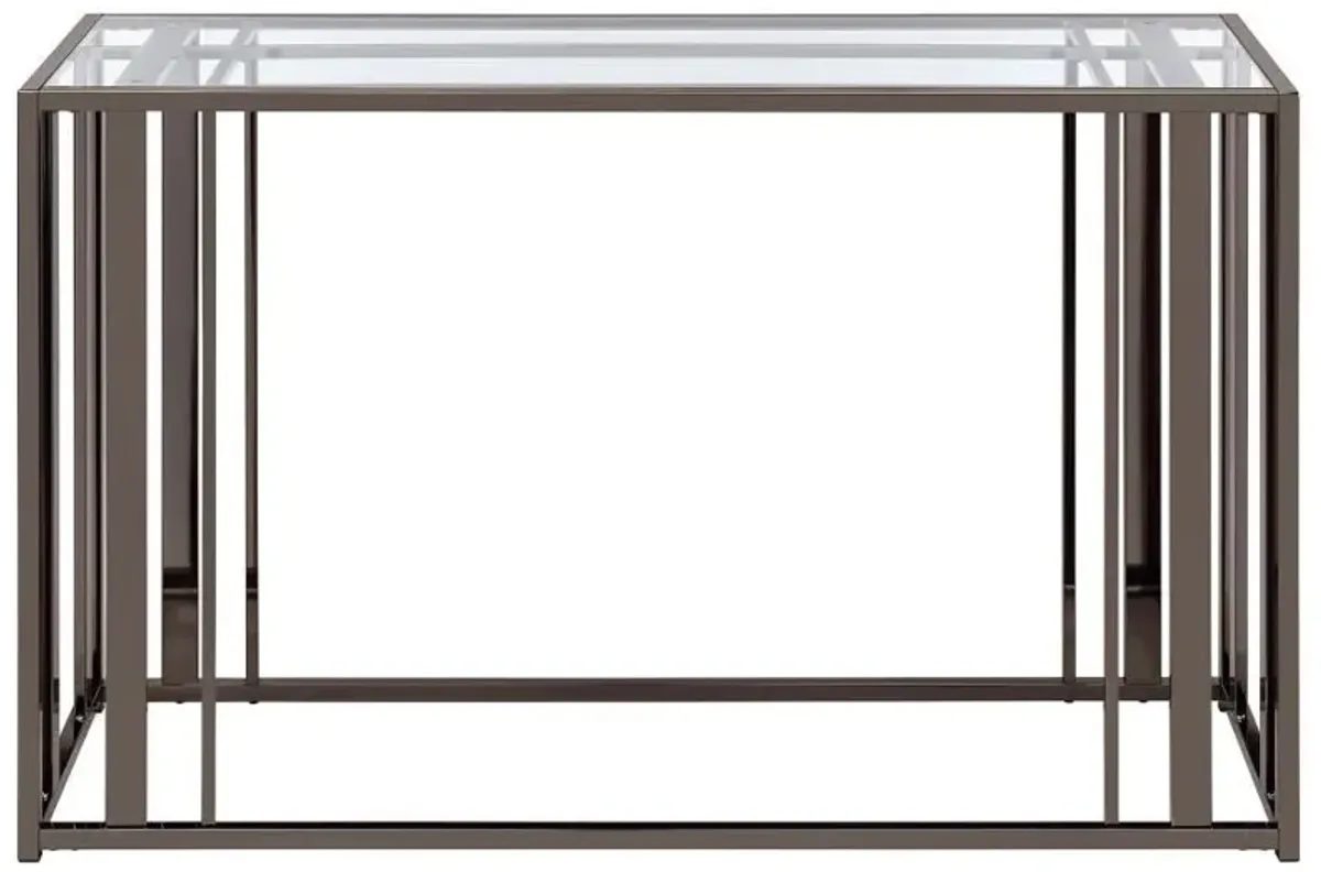 Adri - Glass Top Entryway Sofa Console Table