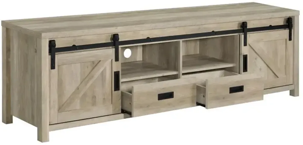 Madra - 2-Door Engineered Wood TV Stand