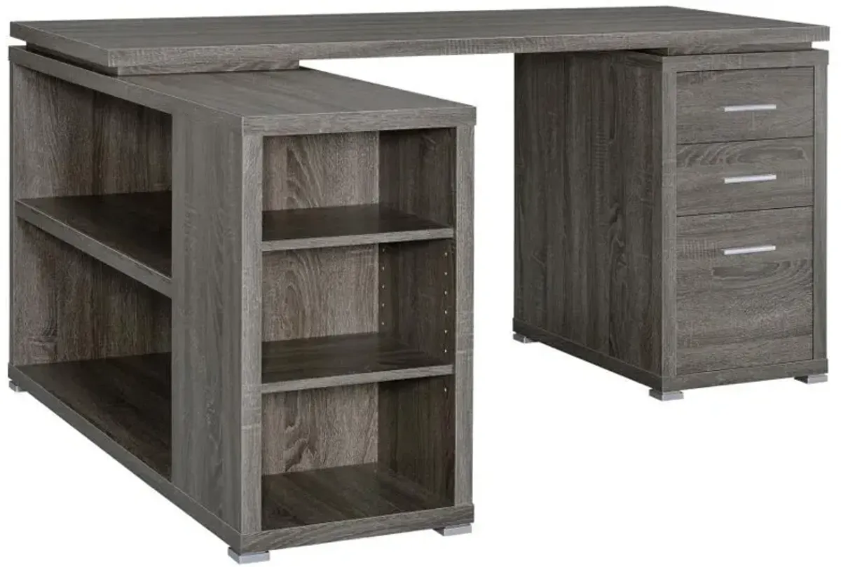 Yvette - 3-Drawer L-Shape Computer Desk