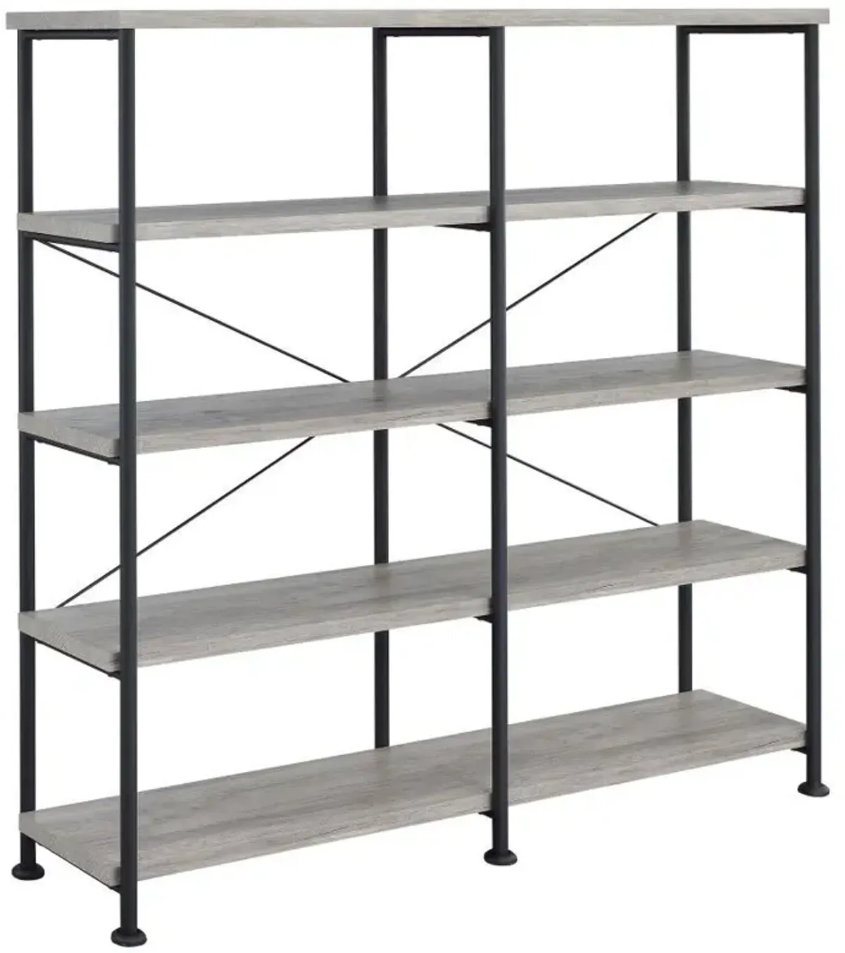 Analiese - 4-Shelf Double Bookshelf