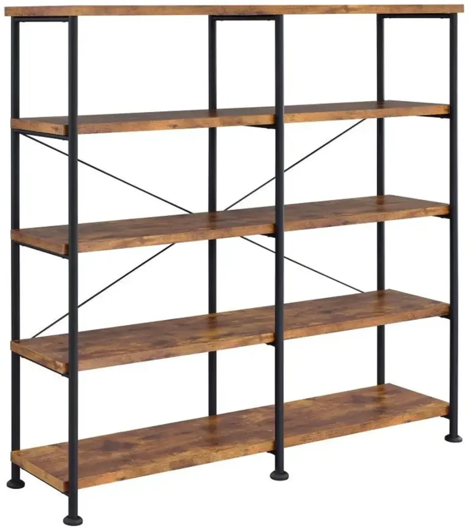 Analiese - 4-Shelf Double Bookshelf