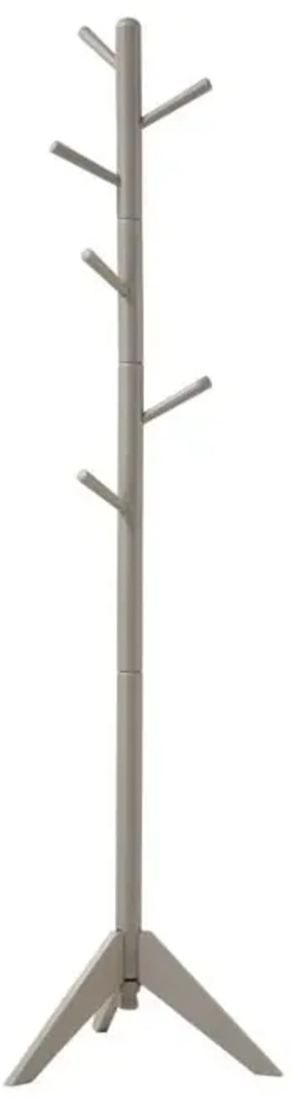 Devlin - 6 Hook Freestanding Wood Coat Rack Hat Hanger