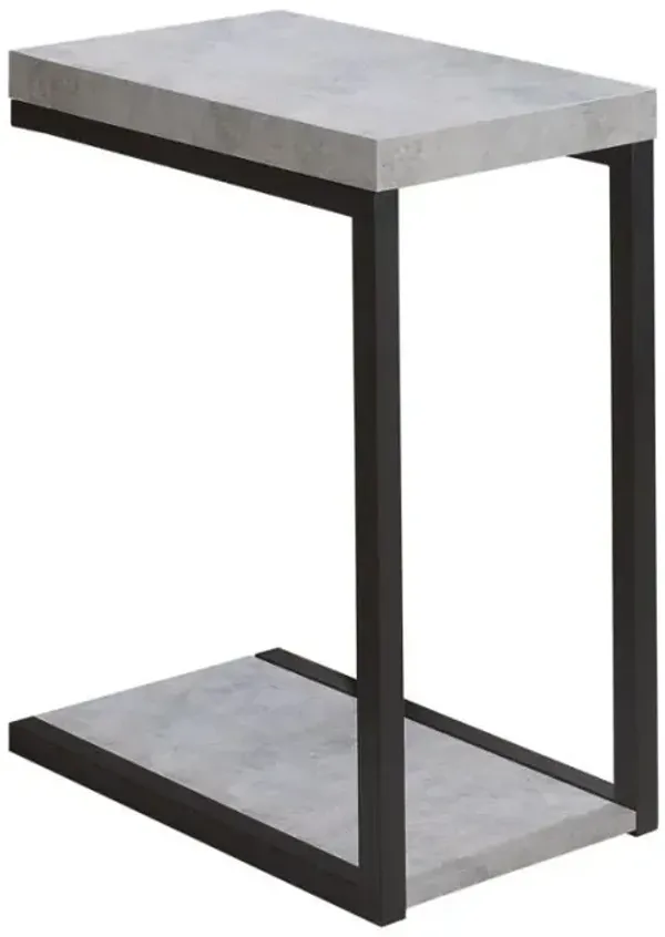 Beck - Engineered Wood C-Shape Sofa Side Table