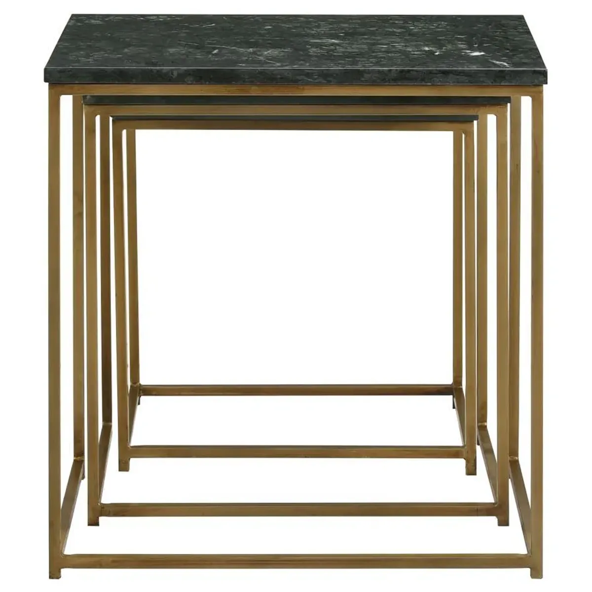 Medora - Marble Top Nesting Table Set