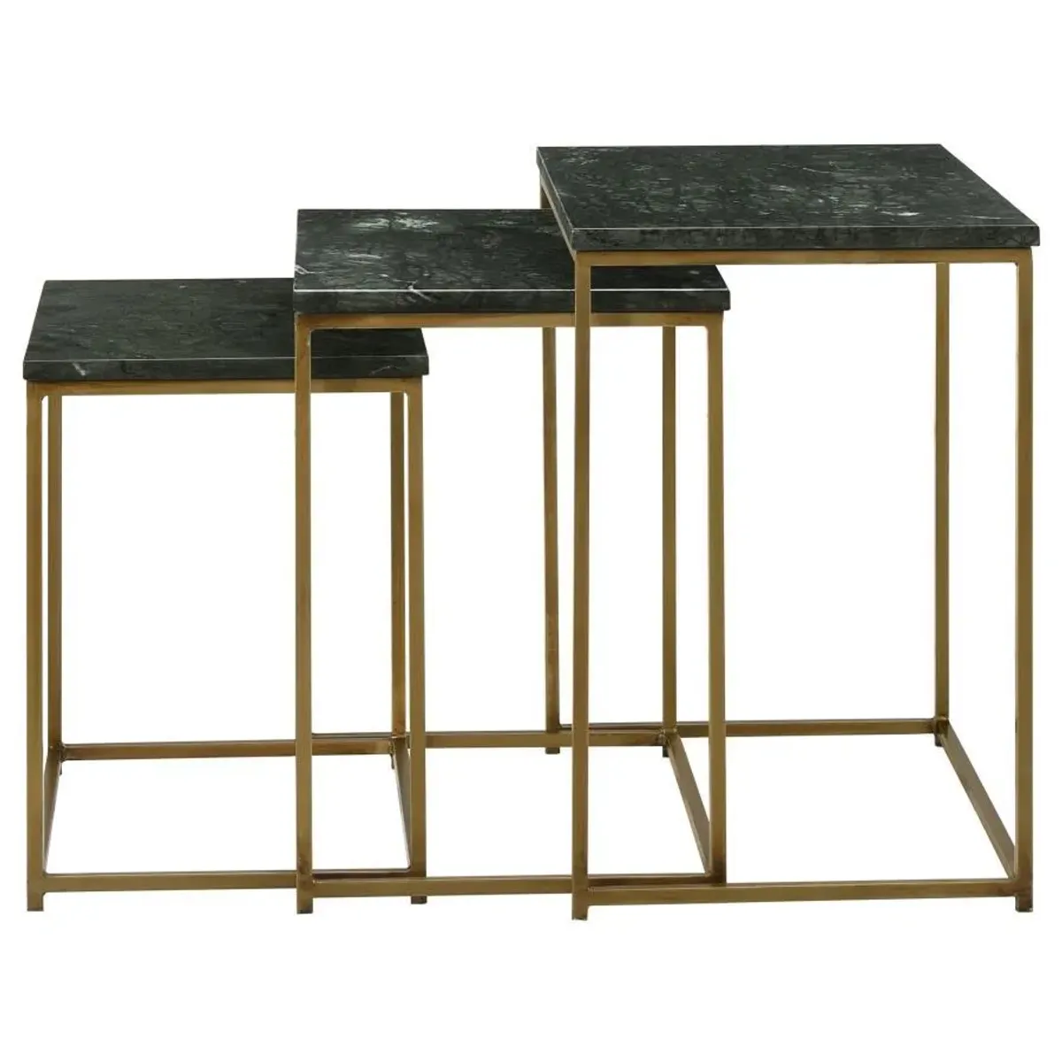 Medora - Marble Top Nesting Table Set