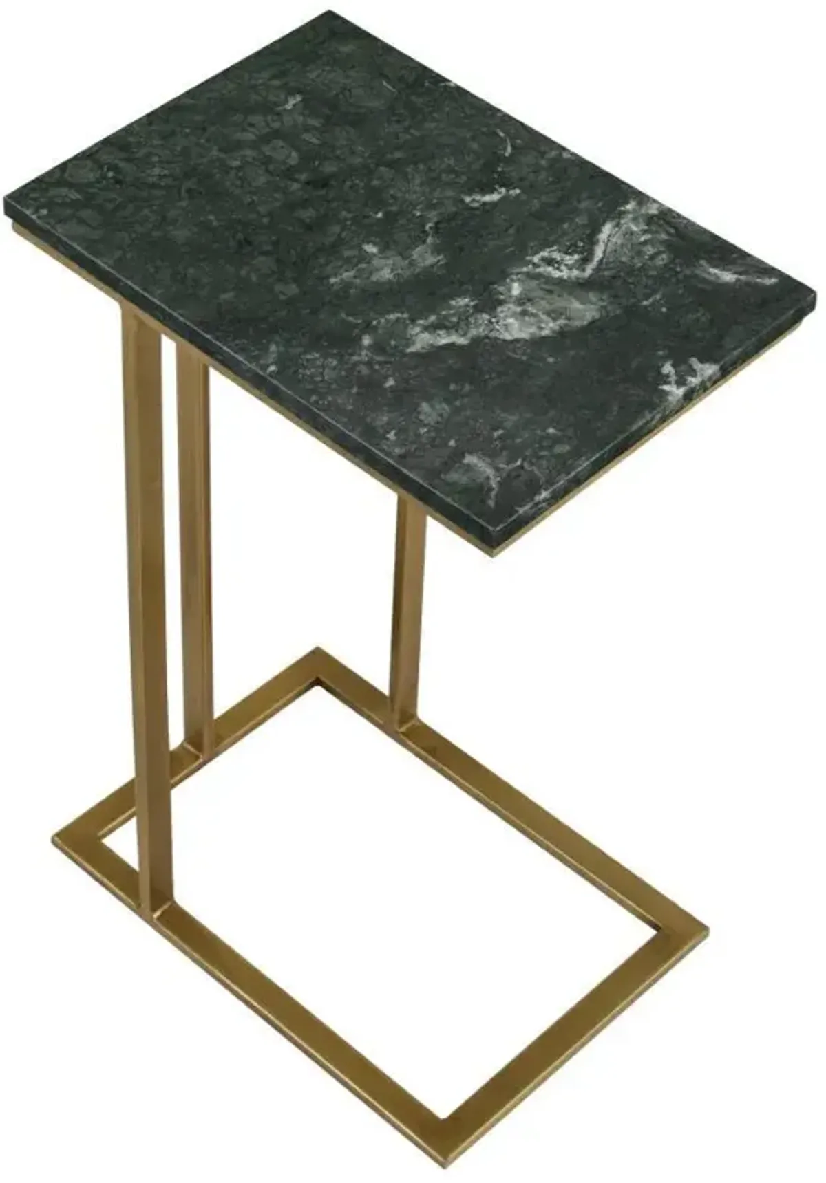 Vicente - Marble Top C-Shaped Sofa Side Table