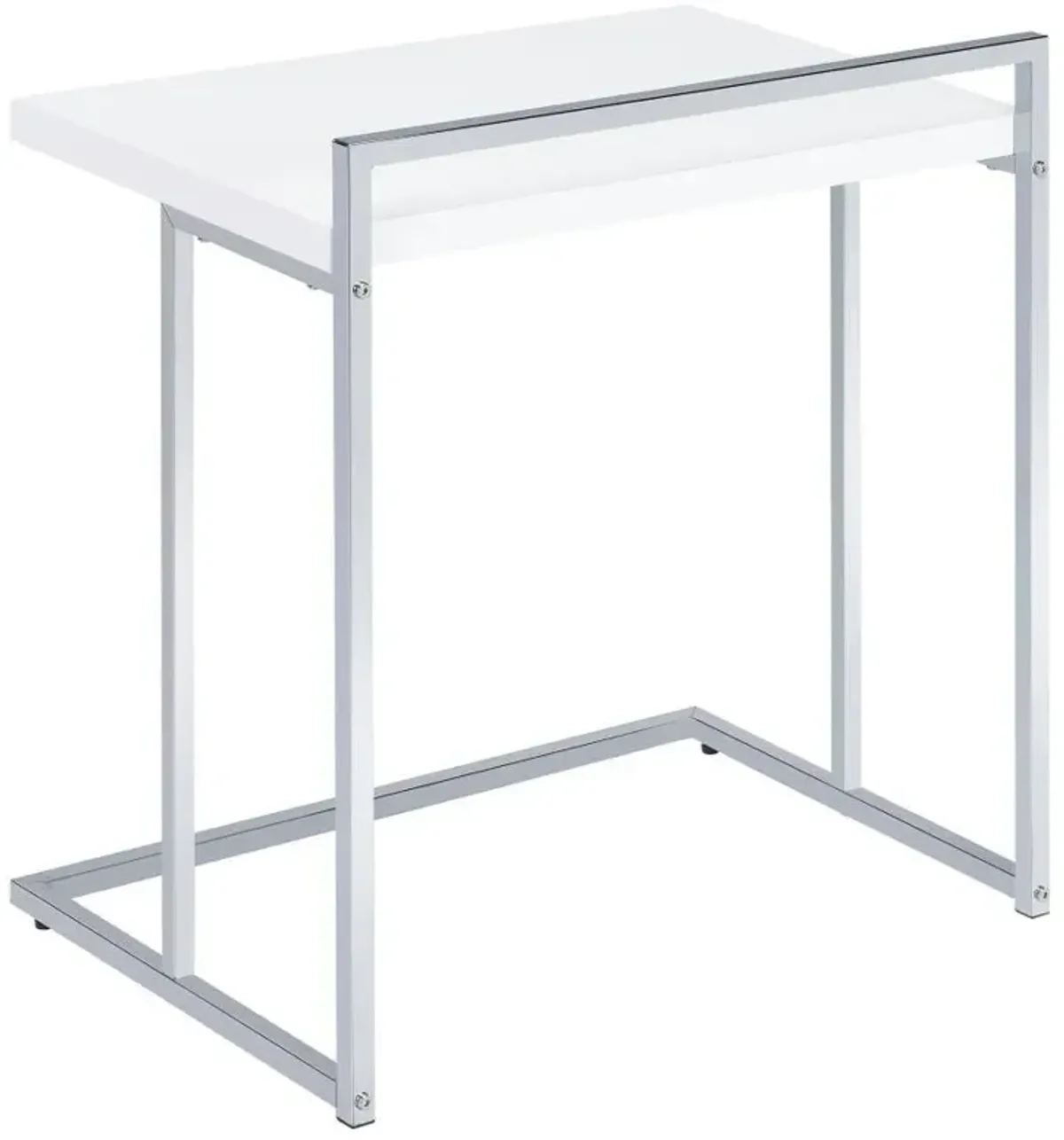 Dani - Rectangular C-Shaped Sofa Side Table