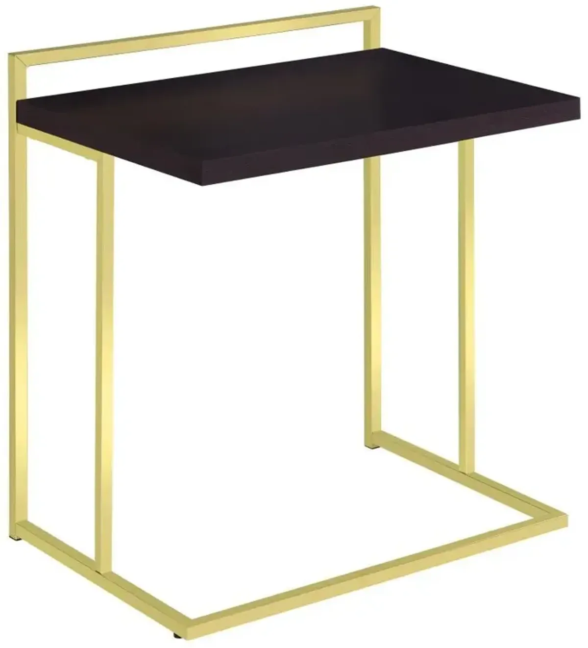 Dani - Rectangular C-Shaped Sofa Side Table