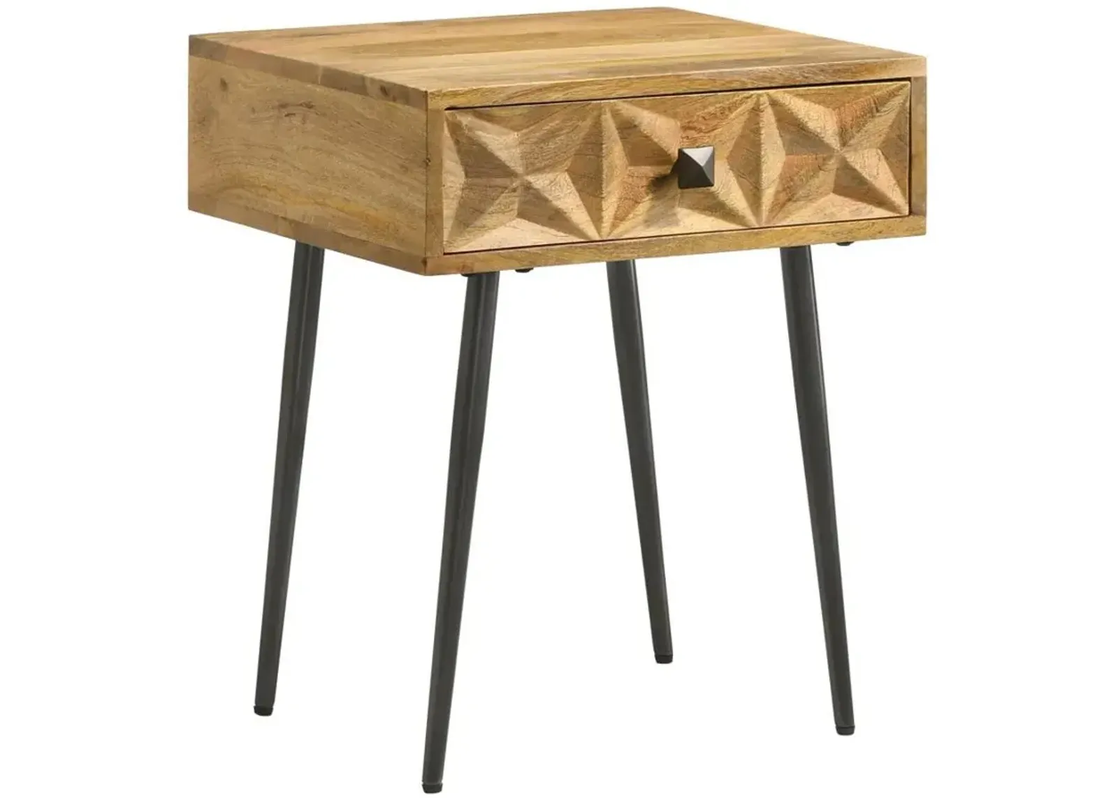 Ezra - 1-Drawer Rectangular Accent Side Table