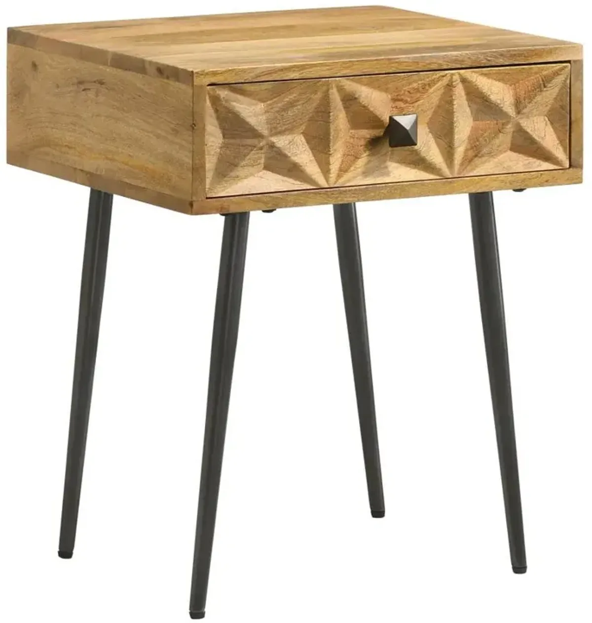 Ezra - 1-Drawer Rectangular Accent Side Table