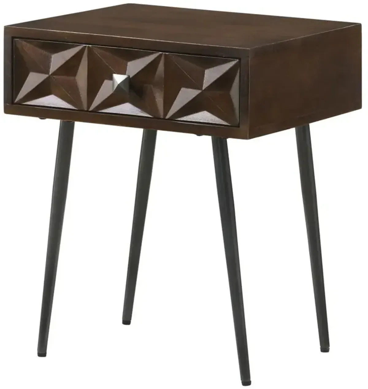 Ezra - 1-Drawer Rectangular Accent Side Table