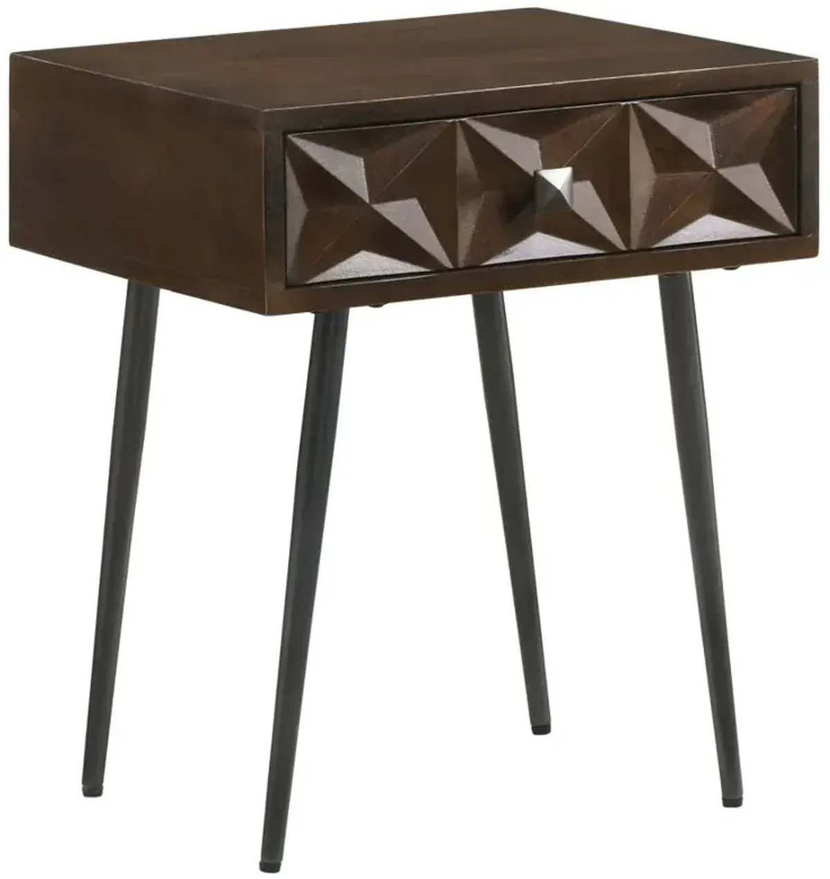 Ezra - 1-Drawer Rectangular Accent Side Table