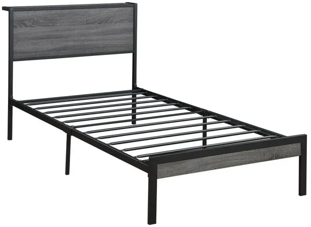 Ricky - Metal Panel Bed