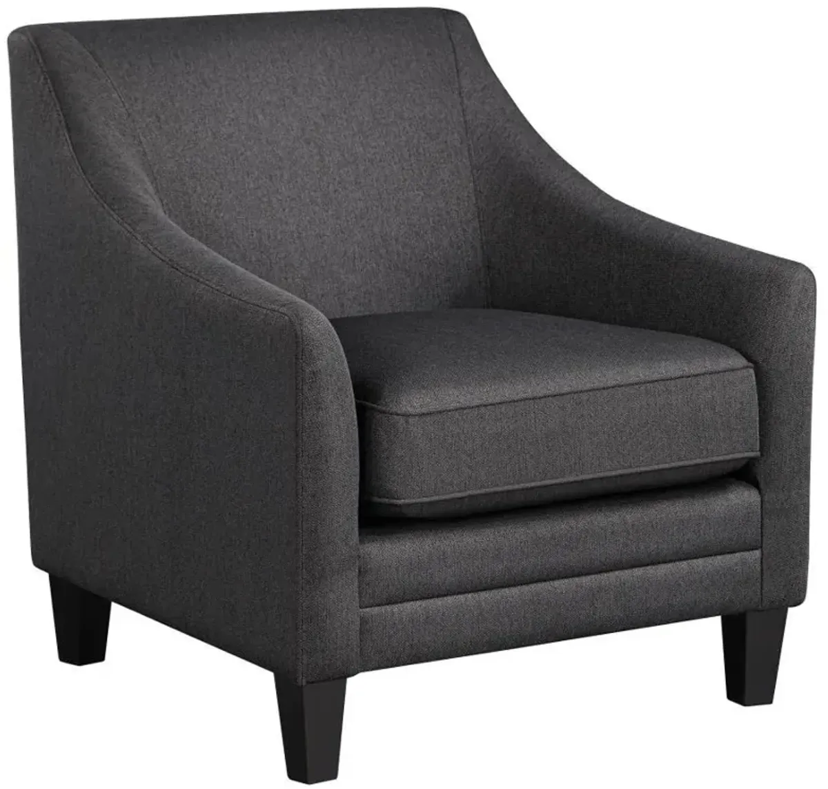 Liam - Upholstered Sloped Arm Accent Club Chair