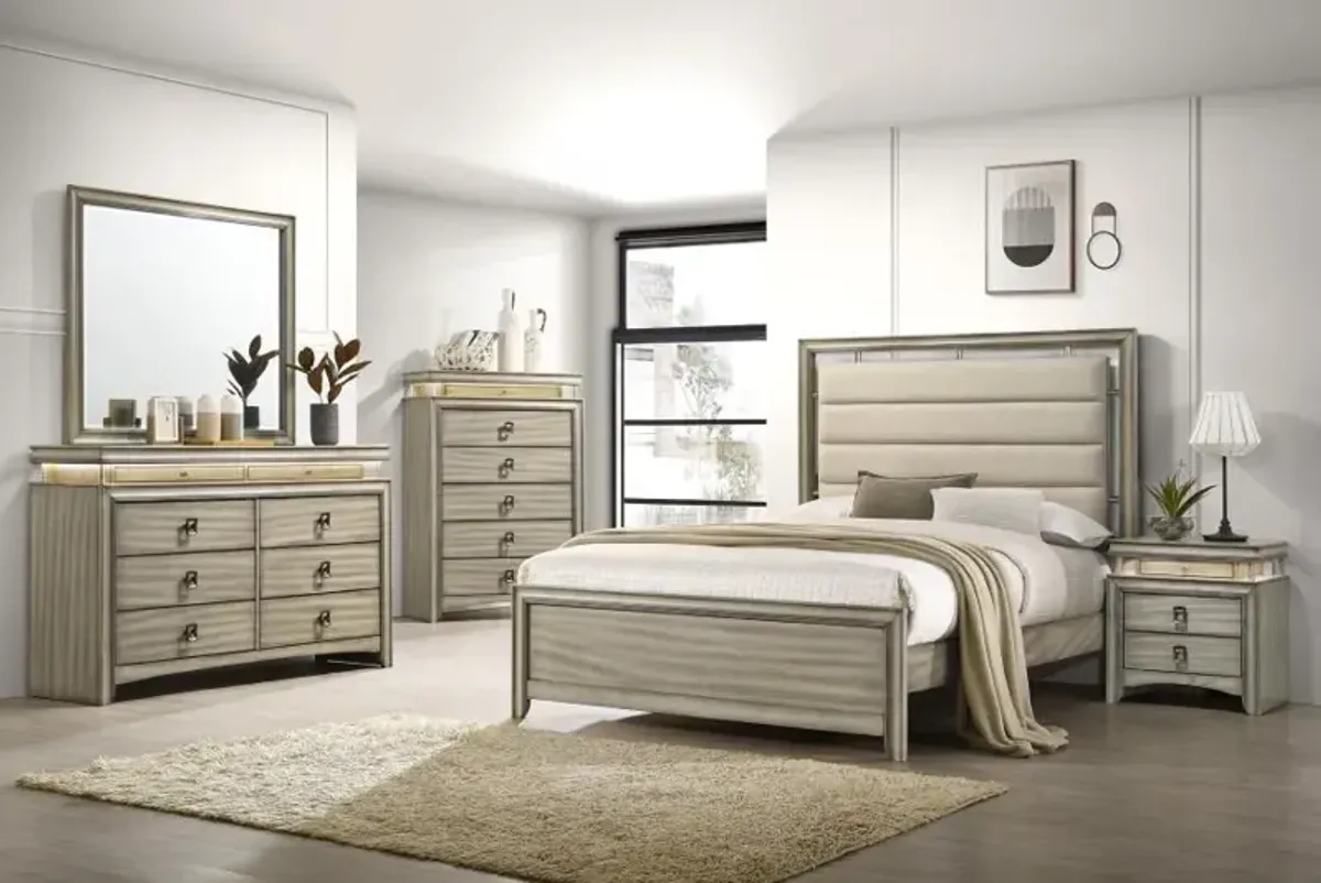 Giselle - Wood Panel Bed