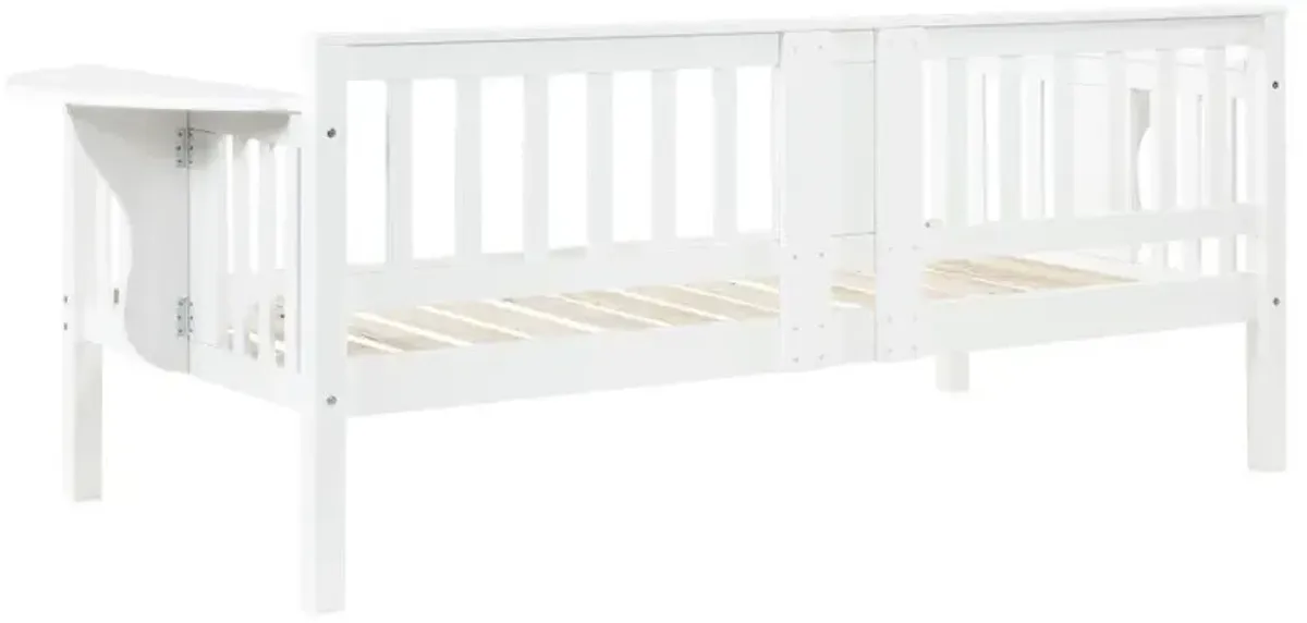 Bethany - Wood Daybed With Drop-Down Tables