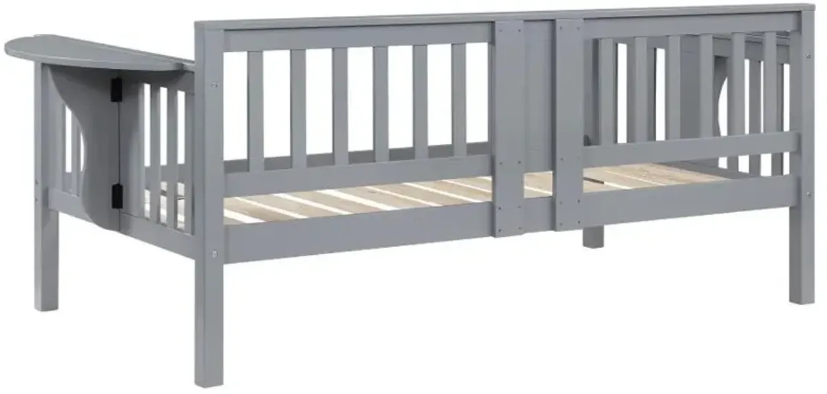 Bethany - Wood Daybed With Drop-Down Tables