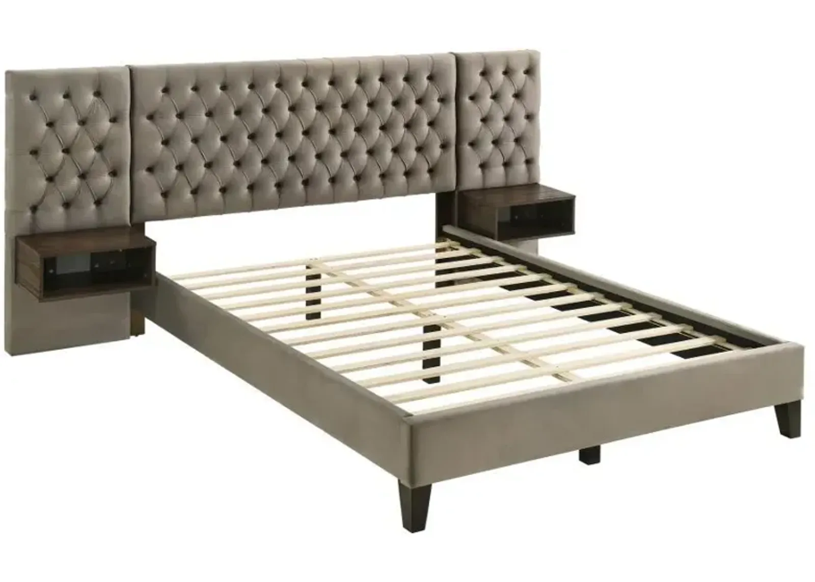 Marley - Upholstered Wall Panel Bed