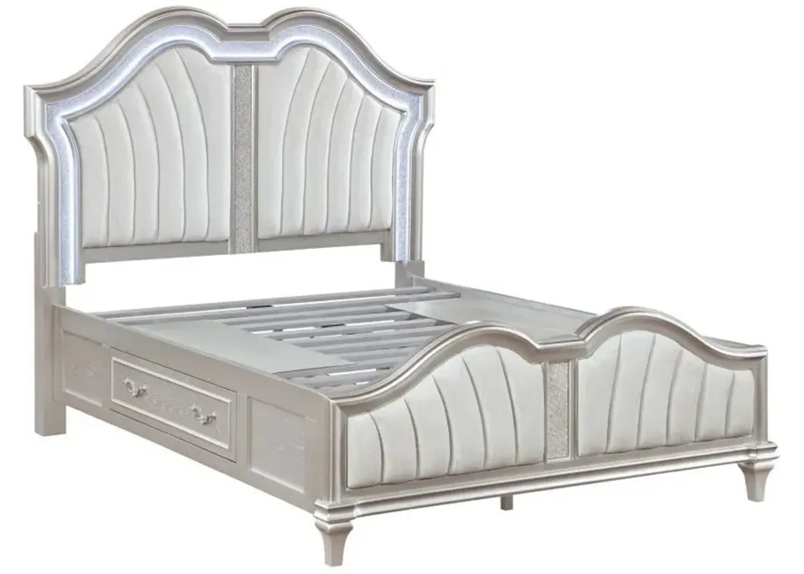 Evangeline - LED Storage Panel Bed