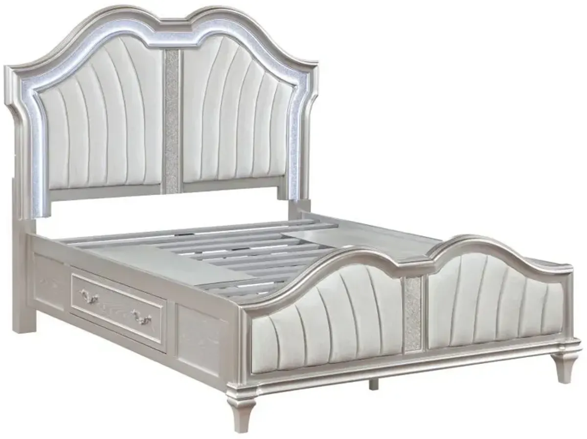 Evangeline - LED Storage Panel Bed