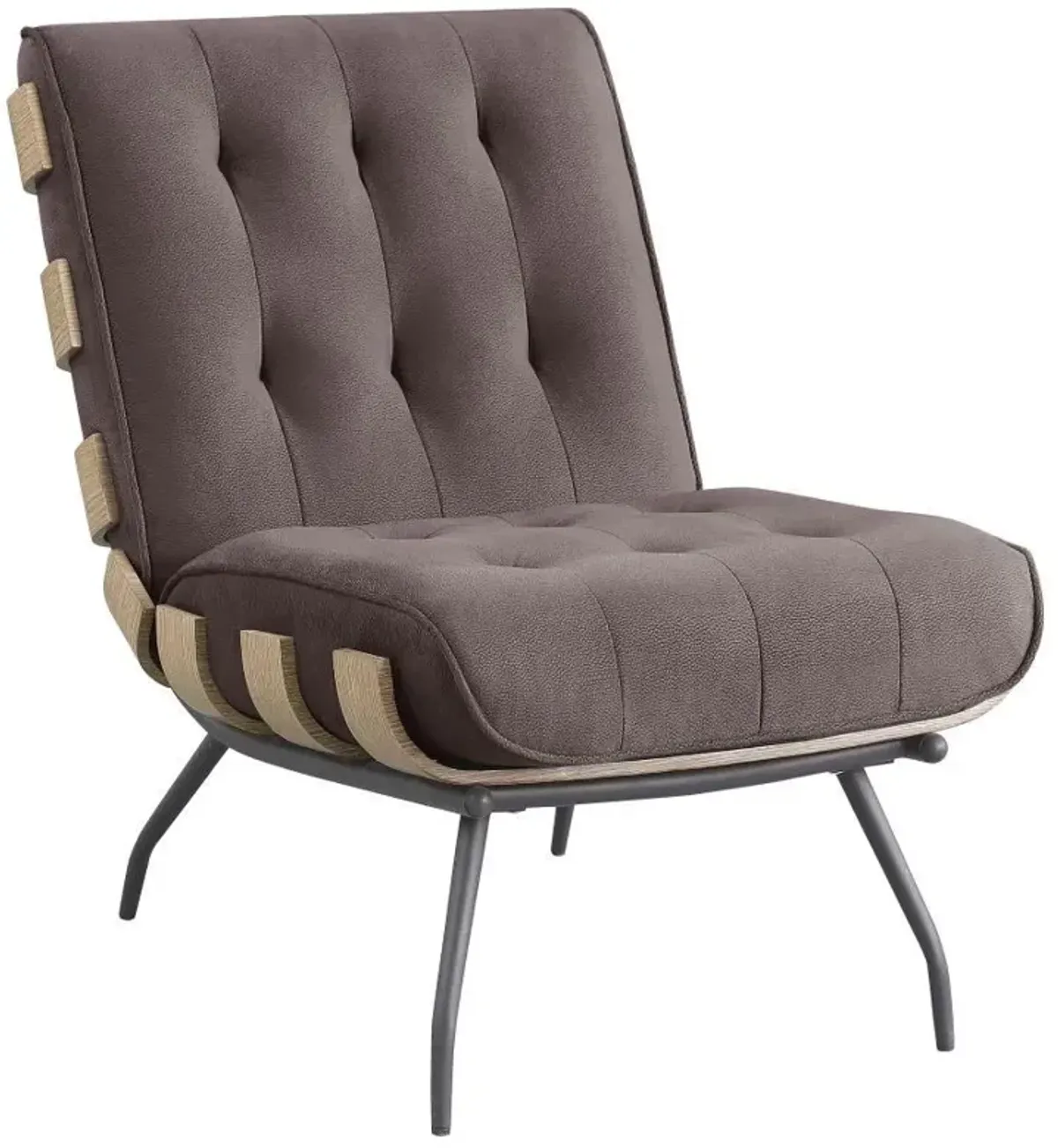 Aloma - Upholstered Tufted Armless Accent Chair