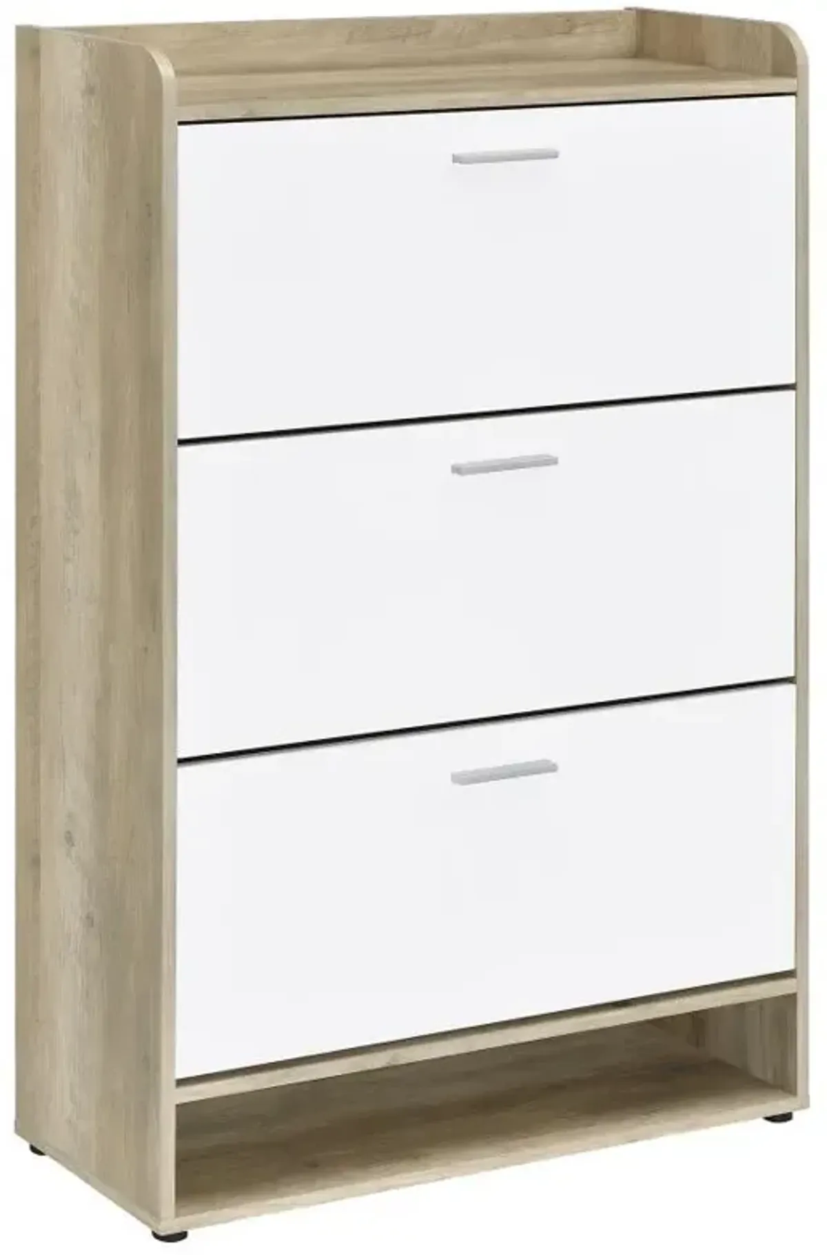 Denia - 3-Tier Engineered Wood Shoe Cabinet