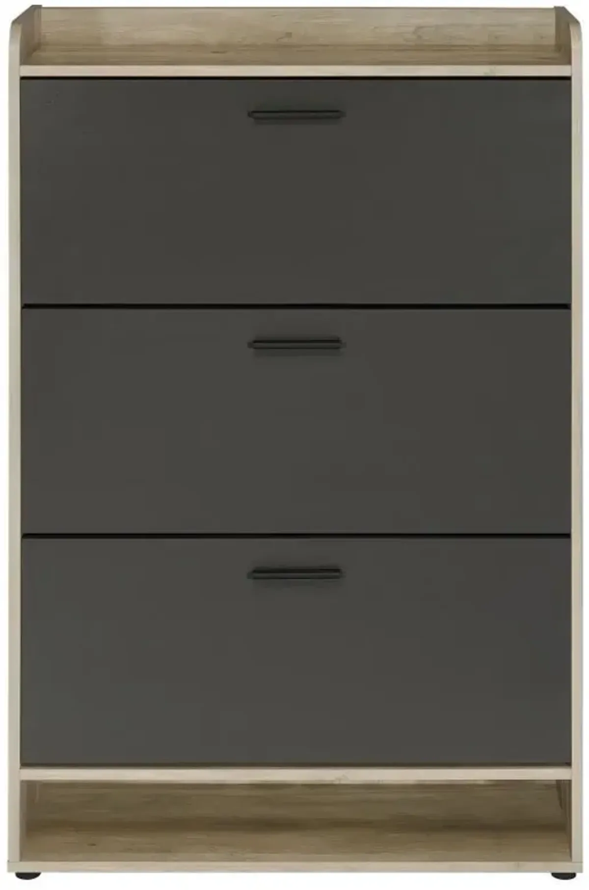 Denia - 3-Tier Engineered Wood Shoe Cabinet