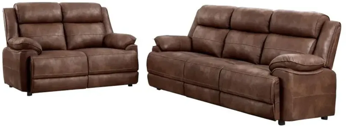 Ellington - Upholstered Padded Arm Sofa Set