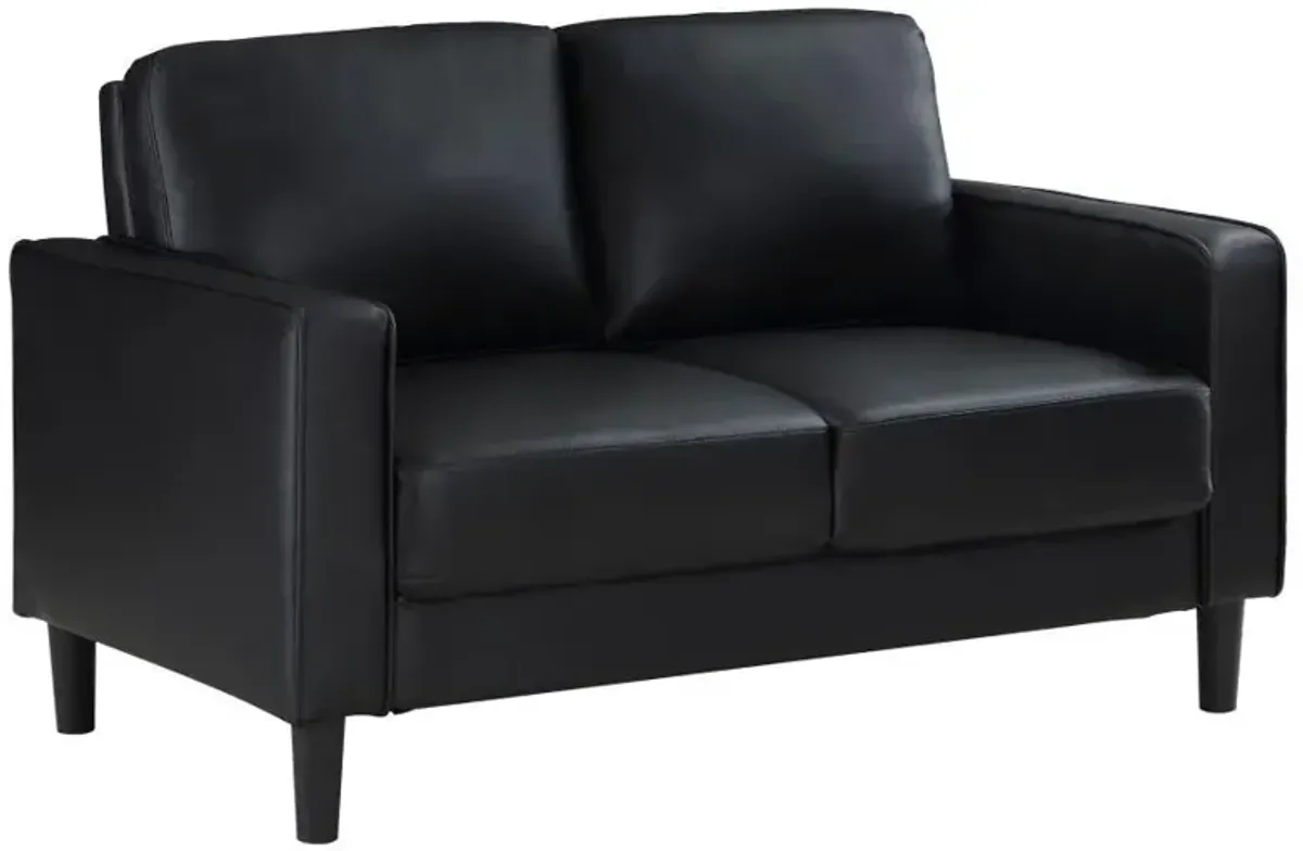 Ruth - Upholstered Track Arm Sofa Set