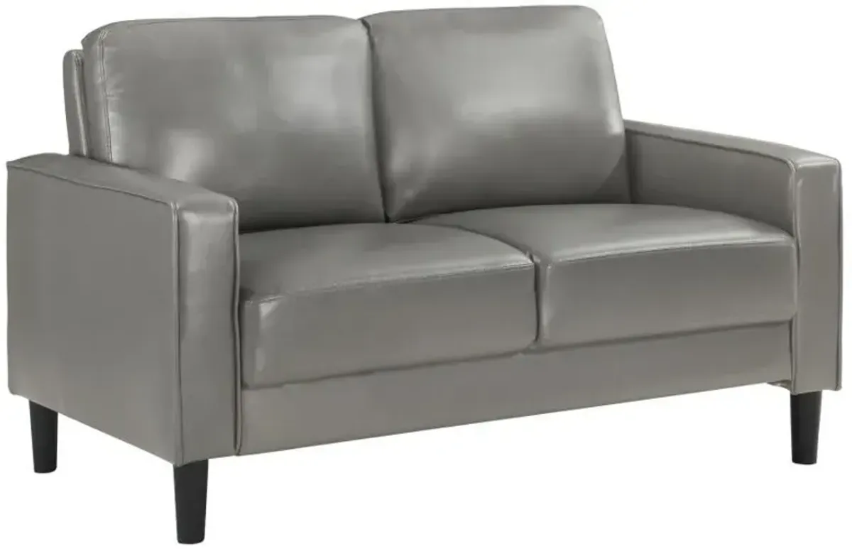 Ruth - Upholstered Track Arm Sofa Set