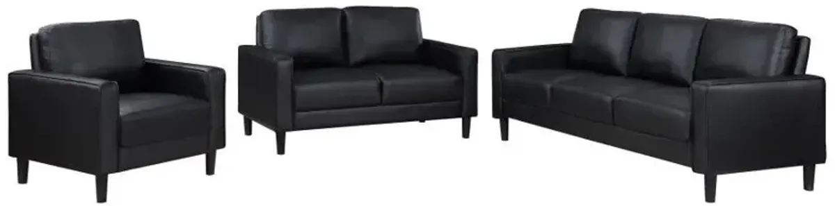 Ruth - Upholstered Track Arm Sofa Set