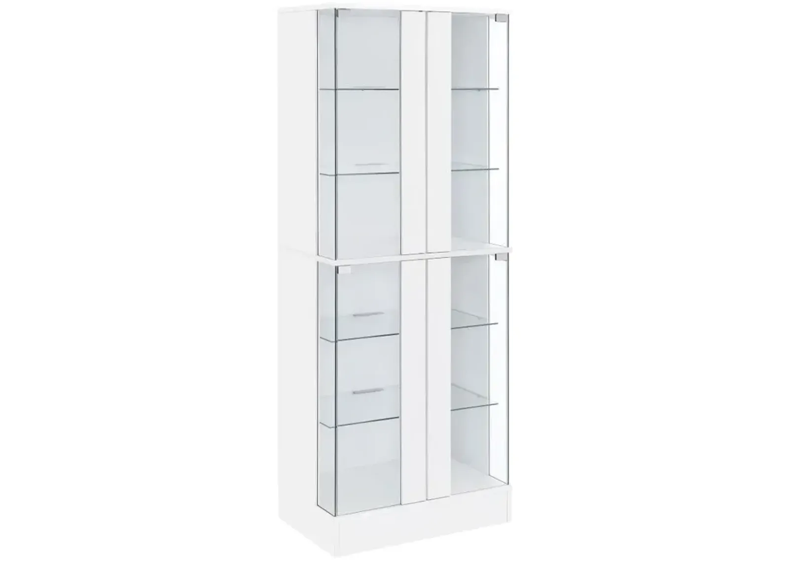 Cabra - 4-door LED Curio Display Cabinet