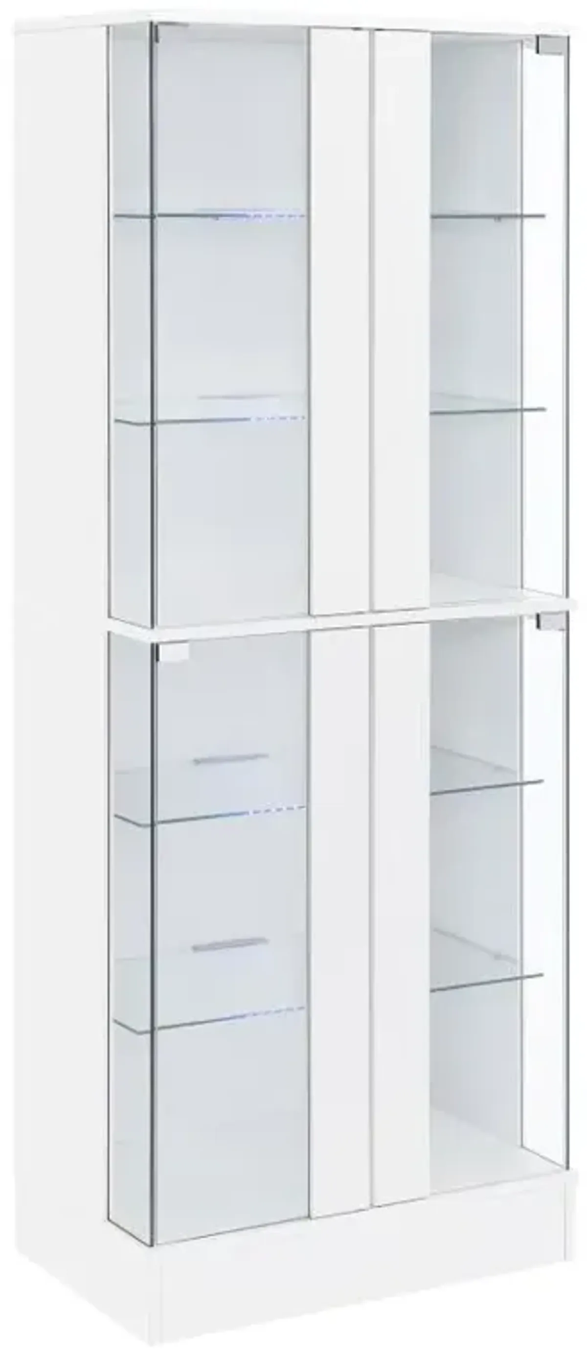 Cabra - 4-door LED Curio Display Cabinet