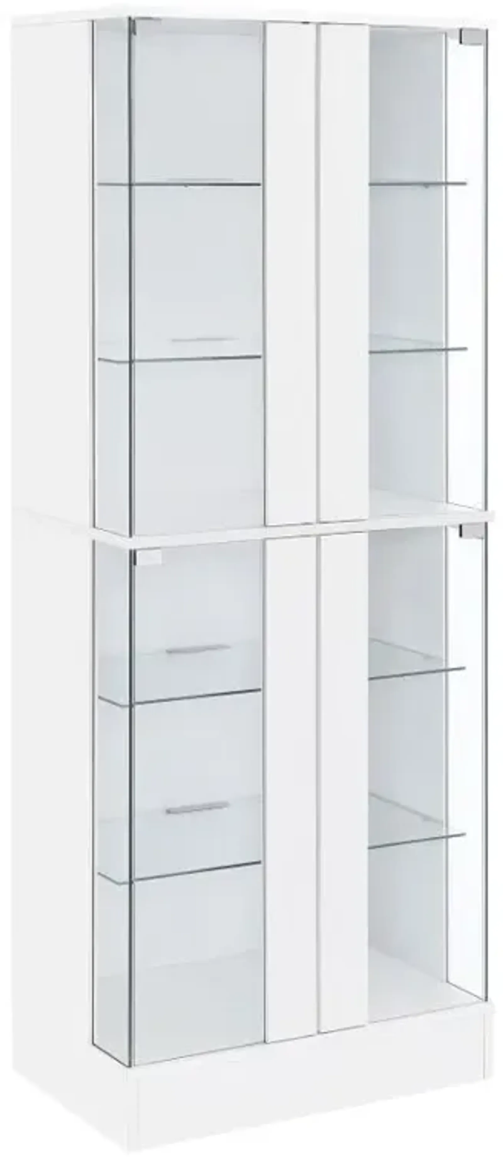 Cabra - 4-door LED Curio Display Cabinet