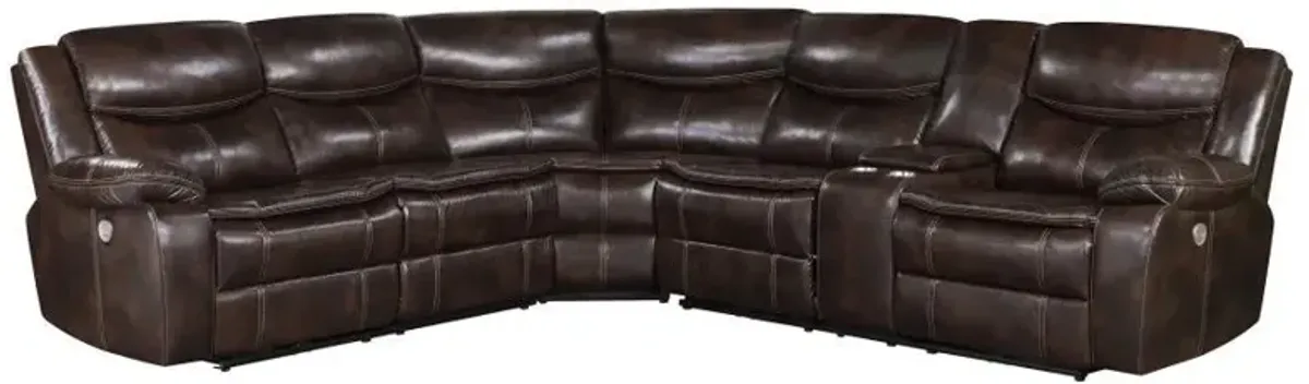 Sycamore - Upholstered Power Reclining Sectional Sofa