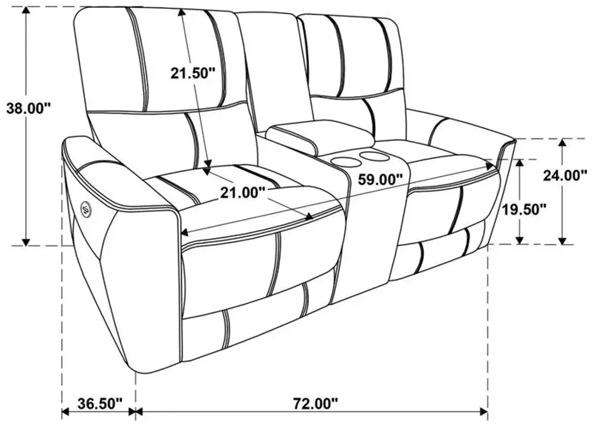 Greenfield - Power Reclining Sofa Set