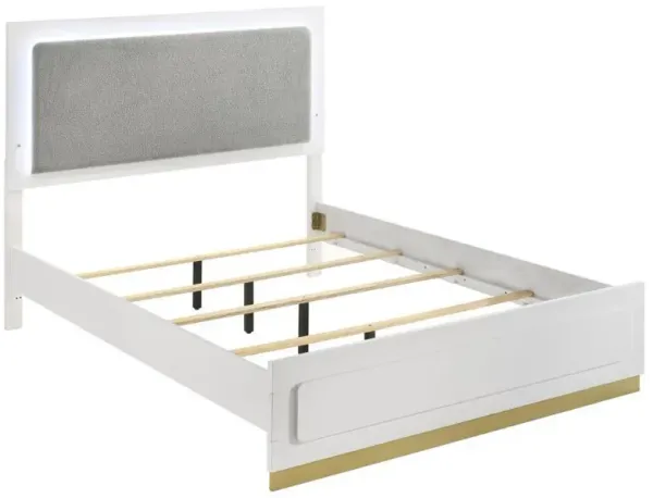 Caraway - Wood LED Panel Bed