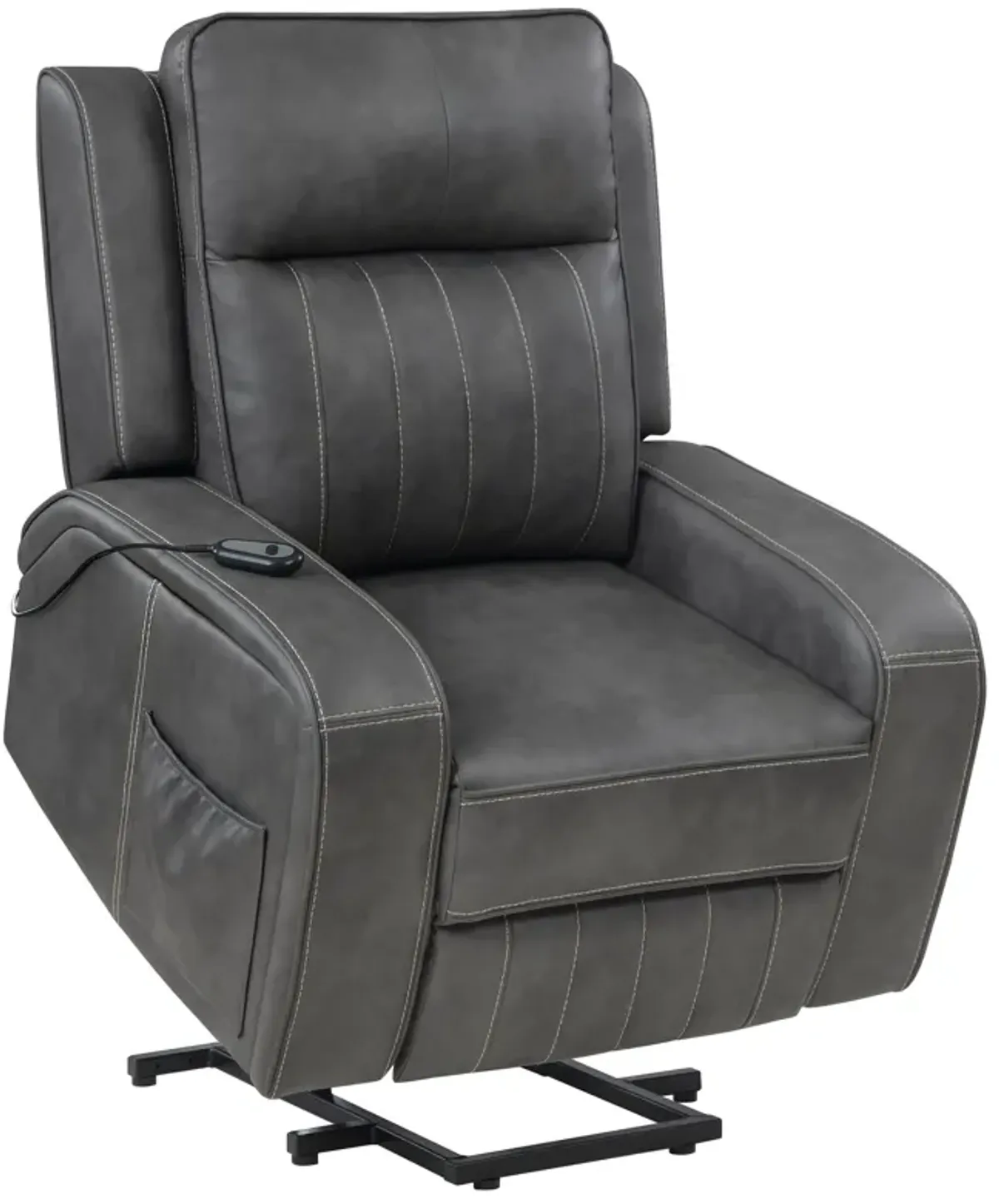 Raelynn - Upholstered Track Arm Recliner