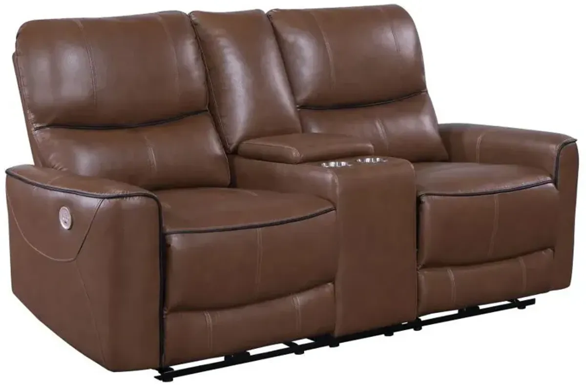 Greenfield - Upholstered Power Reclining Loveseat