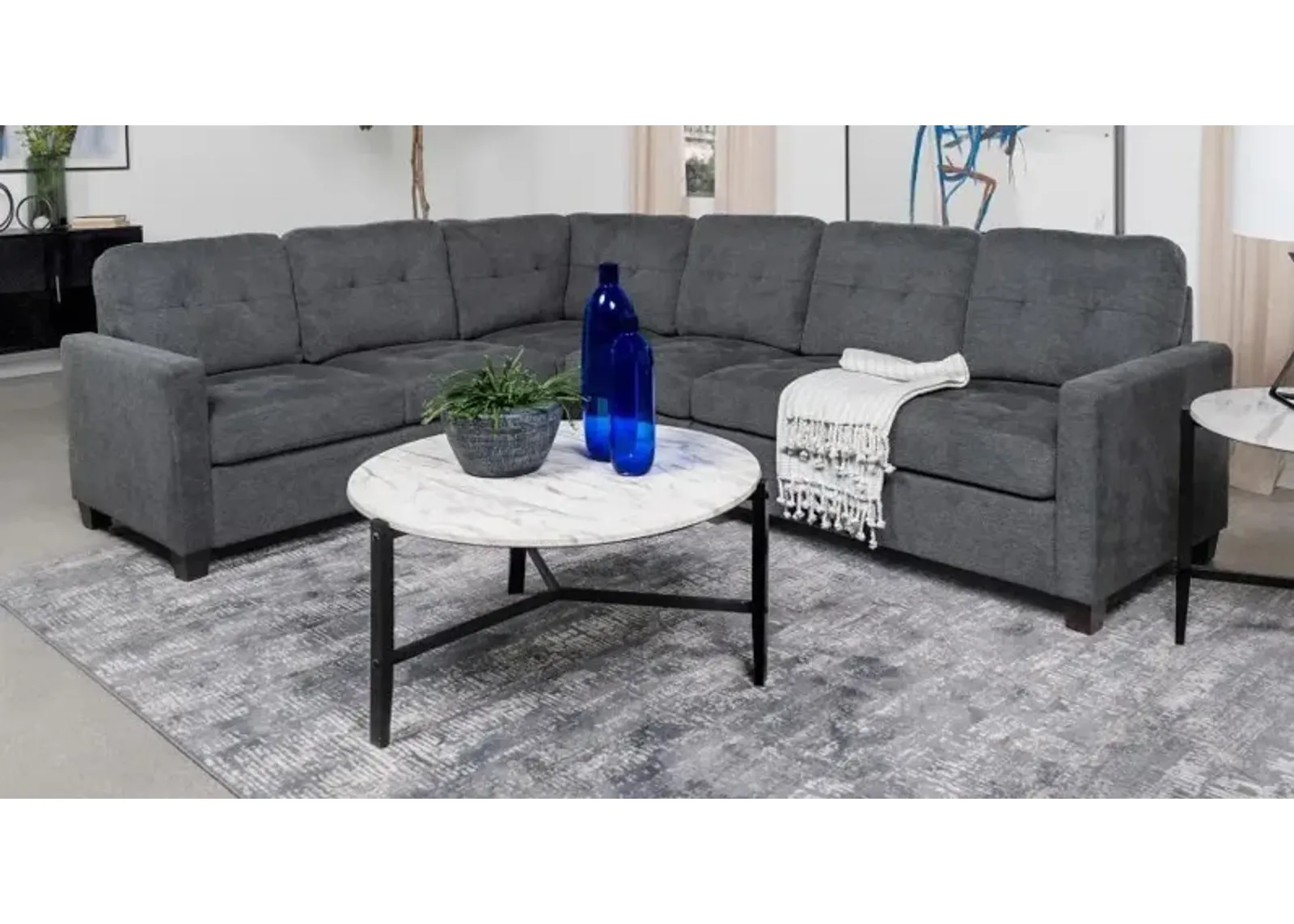 Georgina - Upholstered Modular Sectional Sofa