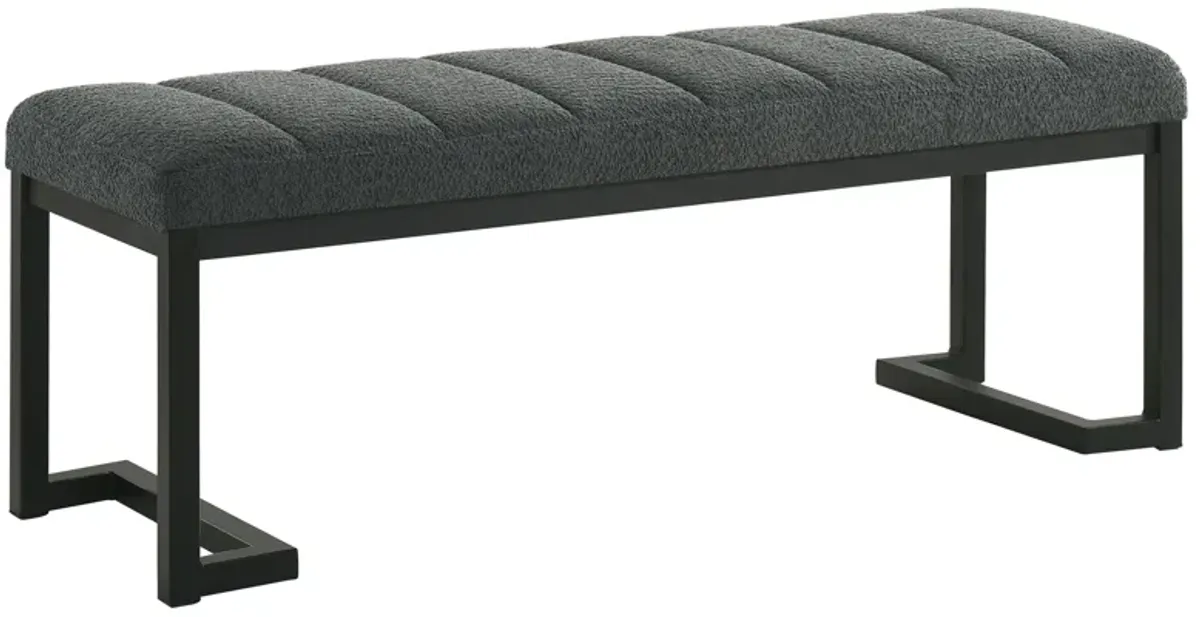 Mesa - Boucle Upholstered Tufted Accent Bench