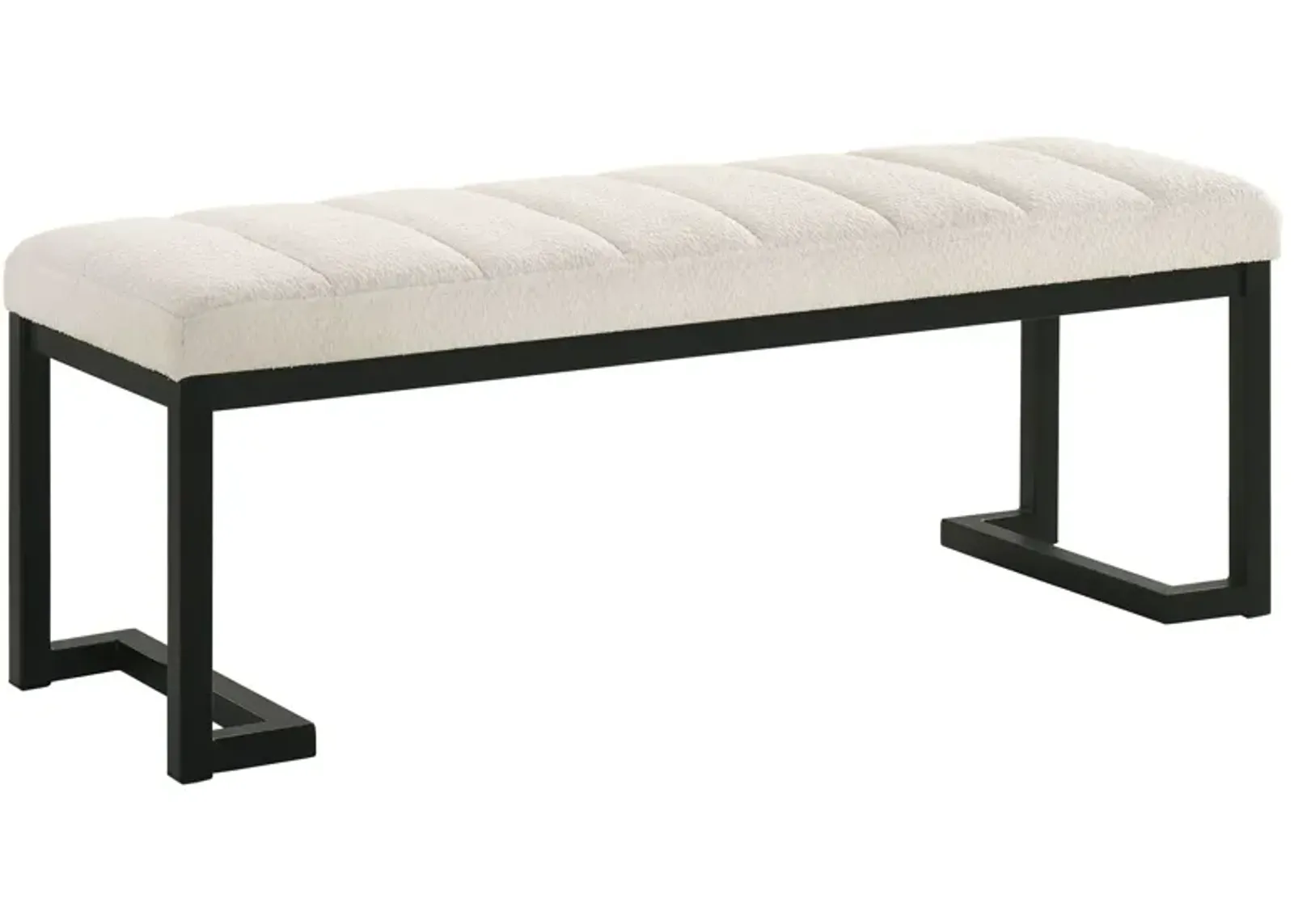 Mesa - Boucle Upholstered Tufted Accent Bench