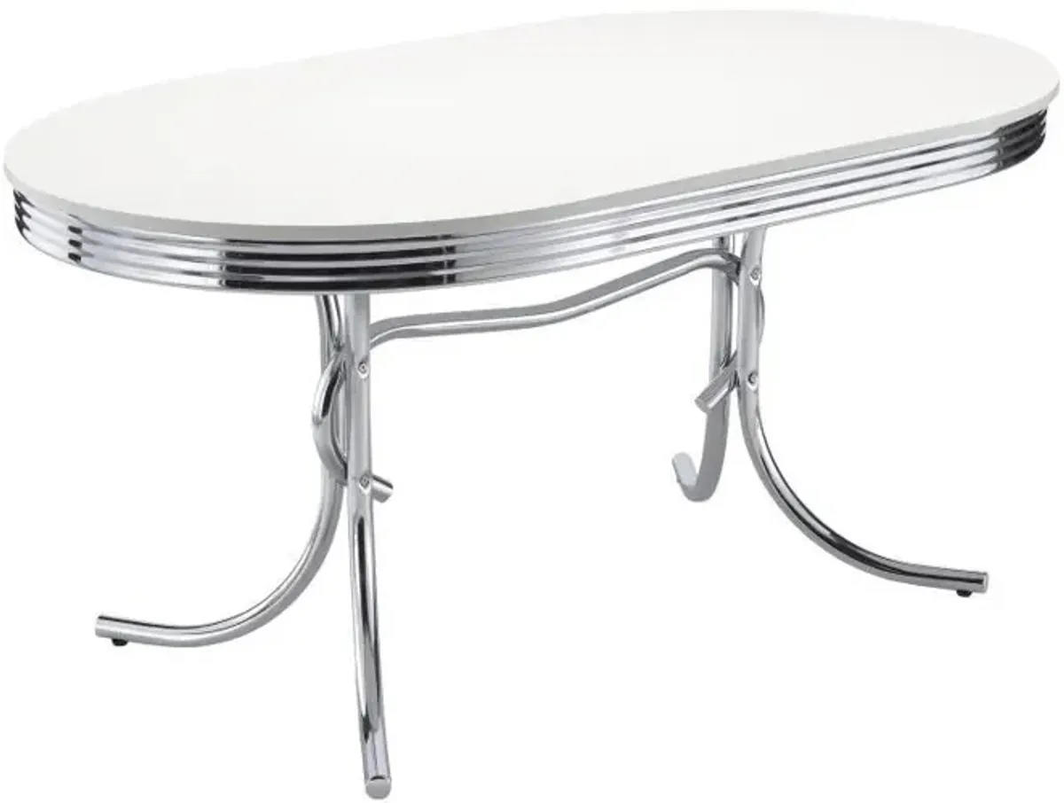 Retro - Oval Dining Table Set