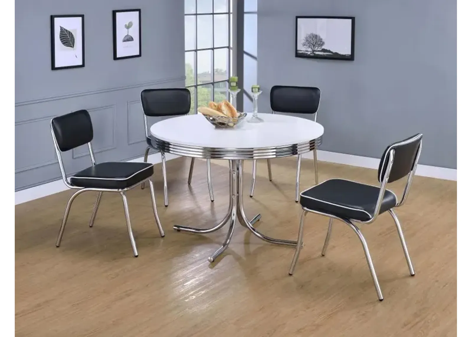 Retro - Round Dining Table Set