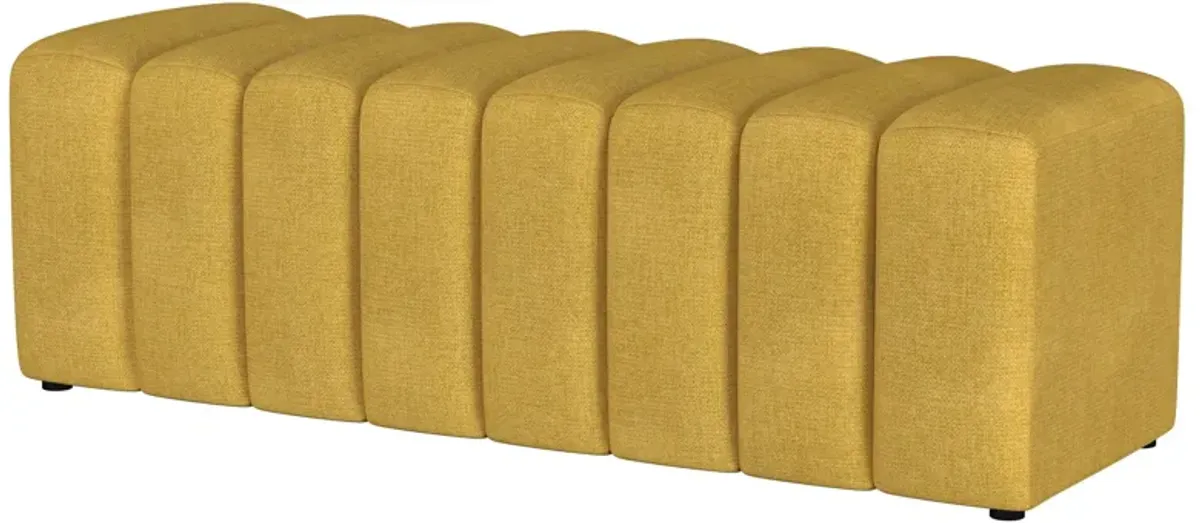 Summer - Fabric Upholstered Tufted Accent Bench