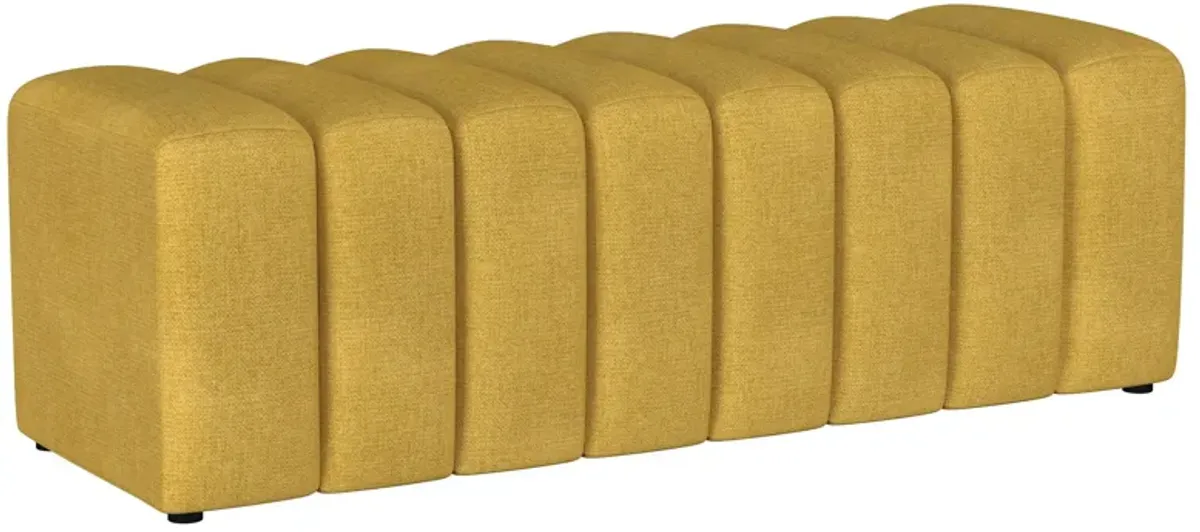 Summer - Fabric Upholstered Tufted Accent Bench