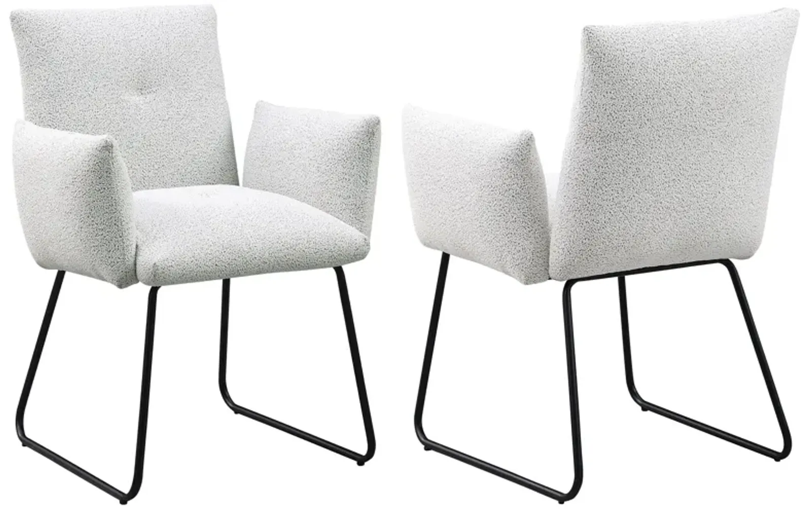 Ackland - Upholstered Dining Side Chair (Set of 2) - Light Gray